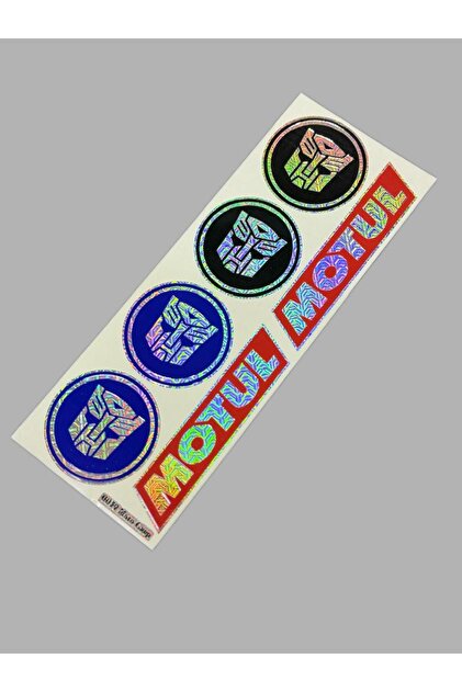 0039 Moto Grup Transformers Hologramlı Sticker