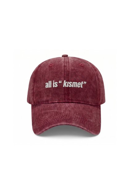 All Is "Fate" Embroidered Hat Baseball Cap / "Everything Is Fate" Embroidered Hat Cap Washable Hat