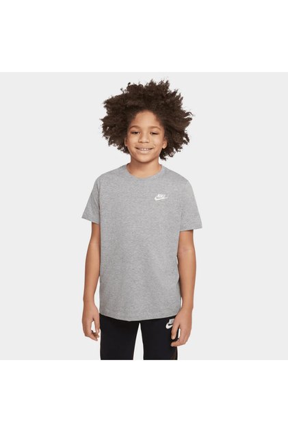 Sportswear Pamuklu Çocuk Gri T-Shirt