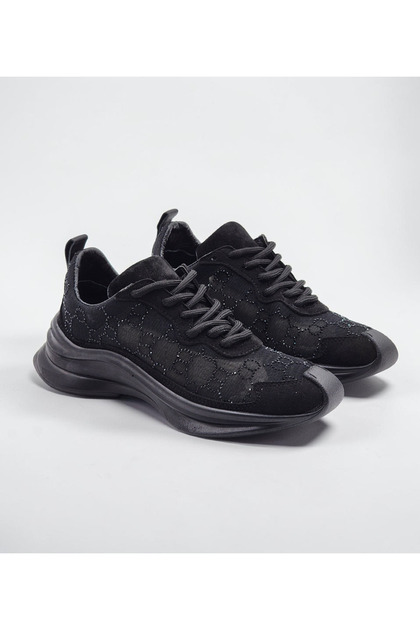 Women's Mesh Stone-Embellished Sneaker