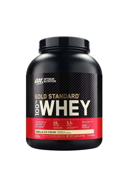Gold Standard 100% Whey Protein Vanilla Ice Cream Flavor 2.27 kg
