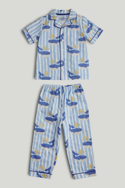Whale Woven Pyjamas