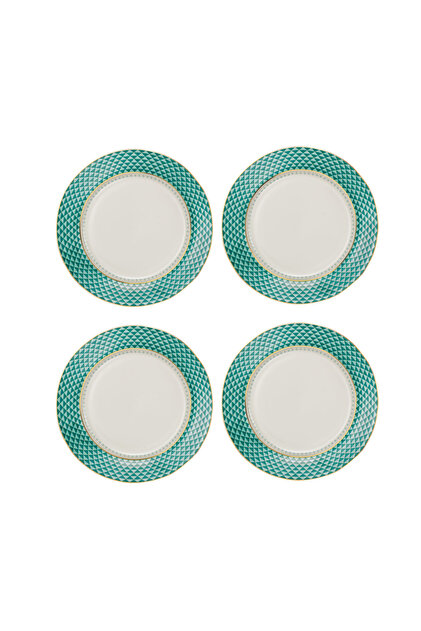 Castella Bone 20cm 4-Piece Plate Set