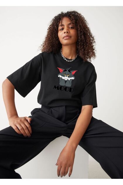 Women's Soft Fabric 100% Organic Cotton Printed Regular Basic T-Shirt