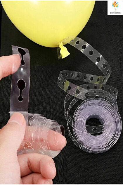Balon Zinciri Aparatı Balon Kemeri Şeridi Parti Doğum Günü Dekorasyon Bandı