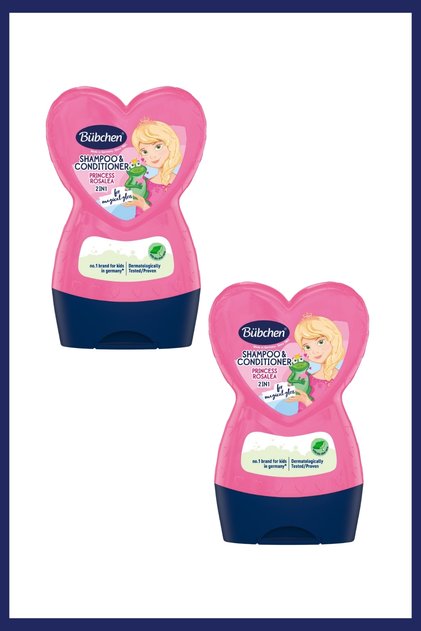 Princess Rosalea 2 in 1 Children's Shampoo and Conditioner 230 ml Set of 2