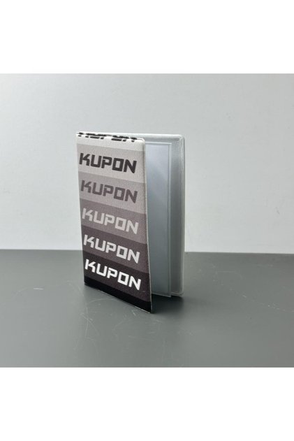 Kupon Model2 Logolu Stitched Vehicle License Holder, Motor License Case