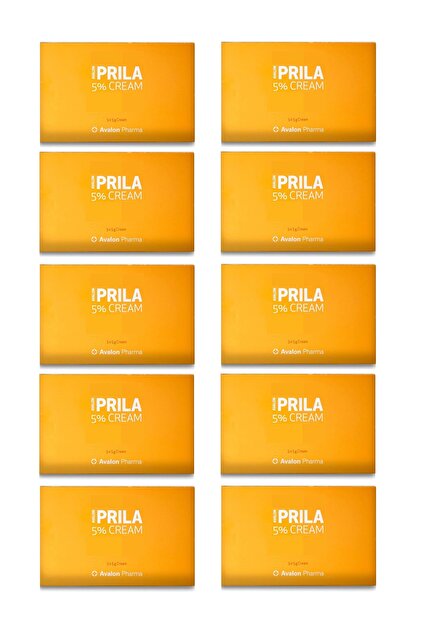 Prela Cream 5% Concentration _ 5 Tubes* 5 Gr * 10 Packages Prila Cream