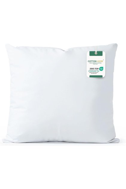 Casual Bedding Throw Insert Cushion Filler HD Microfiber Filling 850g Ultra Soft Fiber 65x65cm White