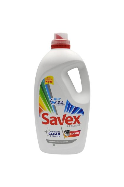 Liquid Detergent, Savex, 4.5 L Color 100 washes