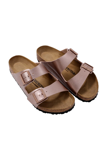 Birkenstock Arizona Birko Flor 1023942 Kadın Terlik Bronz Juststep