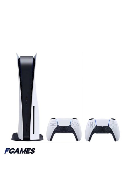 Consola Playstation 5, Ps5 Ediția cu disc 825GB + Două controlere PlayStation 5 (recondiționată)