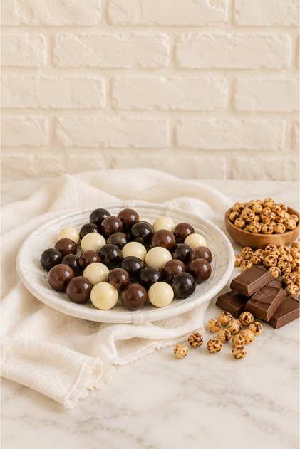 Mix Çikolatalı Leblebi Draje - 500 Gr.