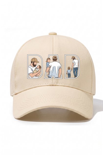 Dad - Father & Son Very Special Design Printed Cotton Hat