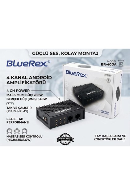 4 KANAL ANDROID MULTİ MEDYA ARKASI AMFİ