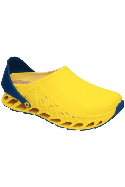 Saboti de lucru autoclavabili Evoflex, galben/navy blue, marimea 46,