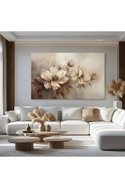 Large Wall Art with Frame 70 x 90 cm for Living Room Decorative Wall Decor