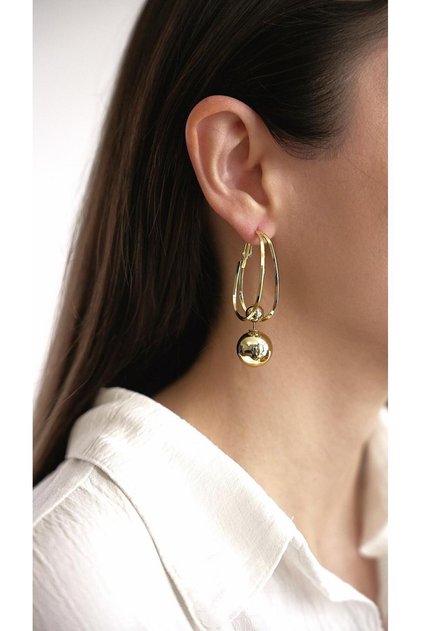Gold 2'li Toplu Küpe
