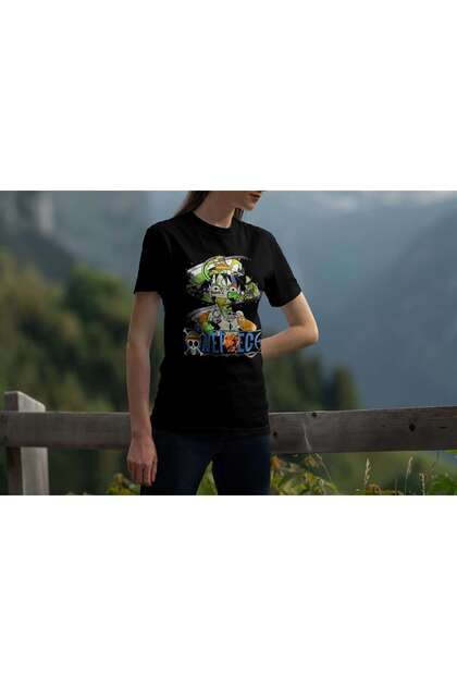 Abstract One Piece Illustration Tshirt