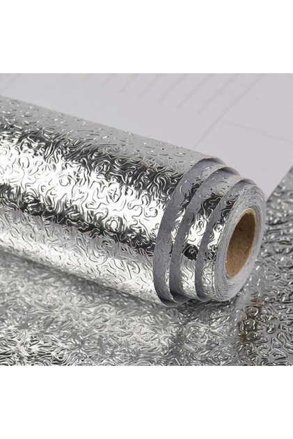 5 Metre Alüminyum Folyo Yapışkanlı Su Geçirmez Mutfak Koruyucu