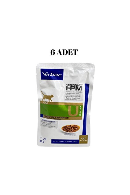 Virbac U2 Urology (Dissolution & Prevention) Uriner Kedi Maması 3