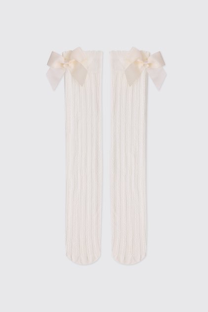 Girl's Knee-Length Bone Socks