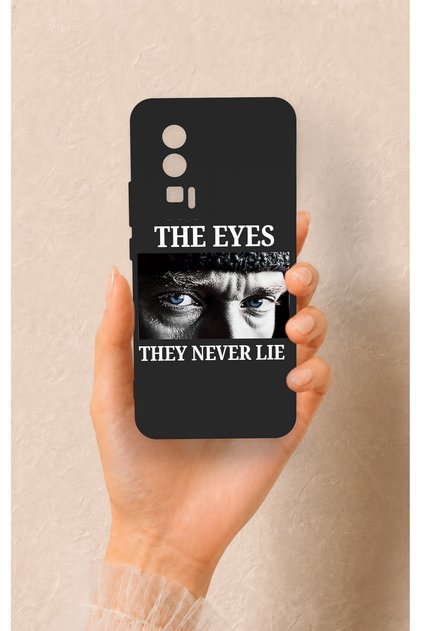 Poco F5 Pro Compatible Atatürk Eyes Patterned Silicone Case