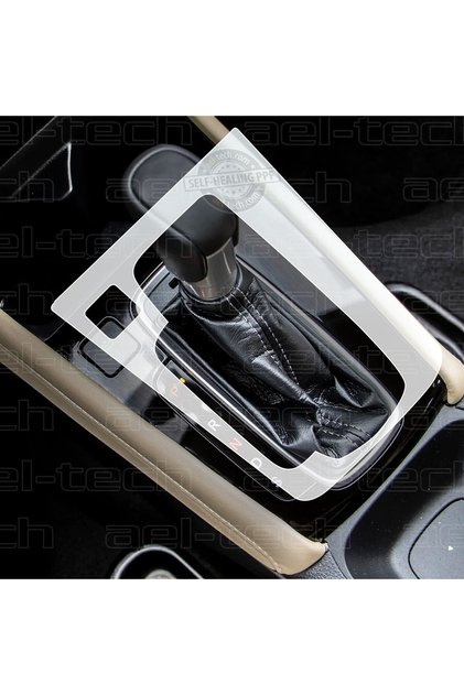 Honda City Compatible Piano Black Gear Shift Surround Tpu Protector 2021-2024