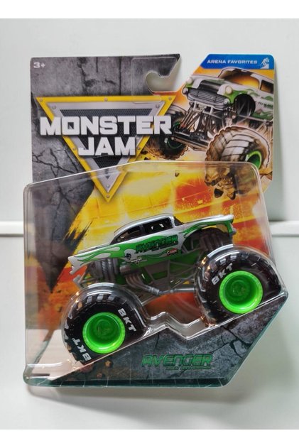1:64 Ölçek Monster Jam Oyuncak Araba AVENGER , Büyük Tekerlekli Canavar Kamyon Serisi