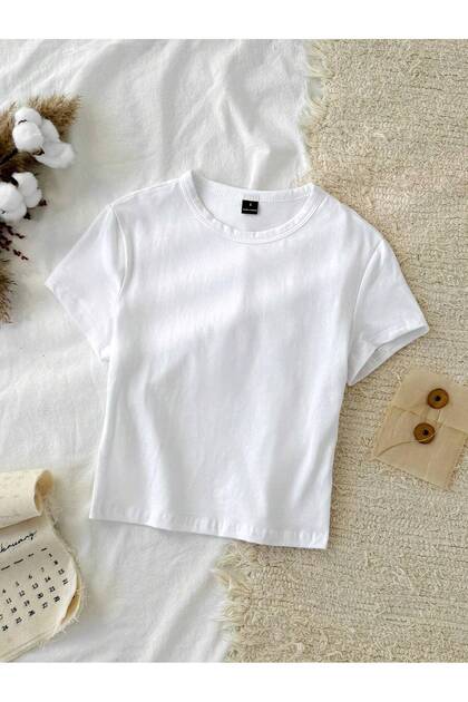100% Cotton Crew Neck Organic Boys/Girls Organic Cotton T-Shirt-T-Shirt