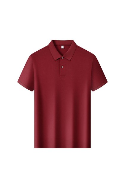 Arw86819 Seri̇ntutan--High Quality Buttoned Men's Mercerized Polo Collar Tshirt