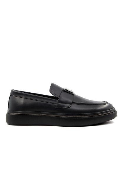 23251 Genuine Leather Black Men's Casual Shoes
