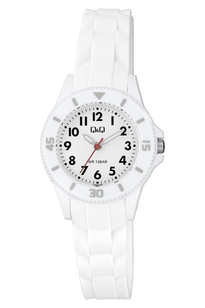 Vs66J002Y 3-9 Years Old White Color 10 Atm Waterproof Children's Wristwatch