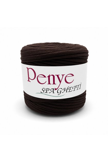 Oxford Penye Spaghetti T-Shirt Yarn Penye İplik 800 gr – Çanta Sepet İpi 018 Koyu Kahve