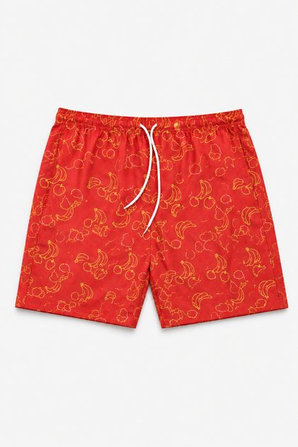 Children's Swim Shorts Printed Quick-Drying I Boys' Patterned Swim Shorts Elastic Waist I 9-16 Years