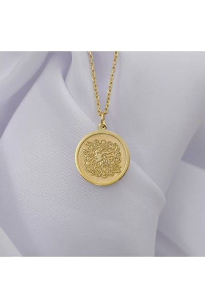 925 Ayar Gümüş Tasarım Medusa Kolye