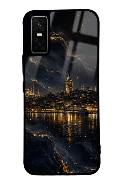 Infinix Gt 30 Pro Golden Galata Night Design Glossy Phone Case