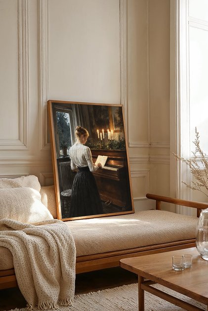 One Piece Wooden Framed Painting Tk3966