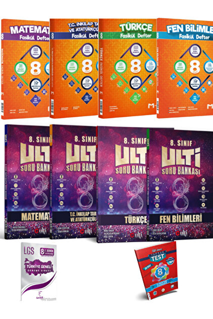 Mozaik Yayınları 8. Sınıf Matematik Fen Türkçe İnkılap Branş