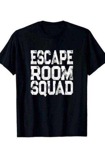 Escape Room Squad Matching T-Shirts - Casual Tees With Unique Prints, Perfect All Seasons, Crew Neck Shirt For & , Soft