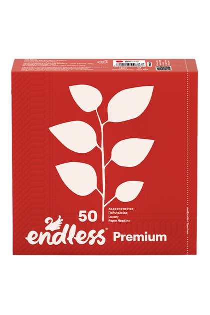 ΧΑΡΤΟΠΕΤΣΕΤΑ PREMIUM 50τεμ. - (33x33cm) (ΚΟΚΚΙΝΗ)