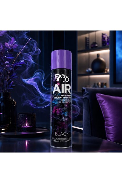 Air Black 600 ml Geniş Alan Koku Giderici Sprey – Ev, Ofis ve Araç Kokusu