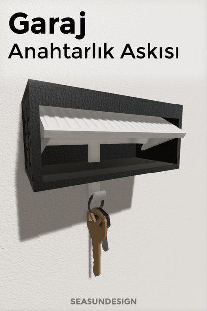 Mini Garaj Otomatik Anahtarlık Askısı