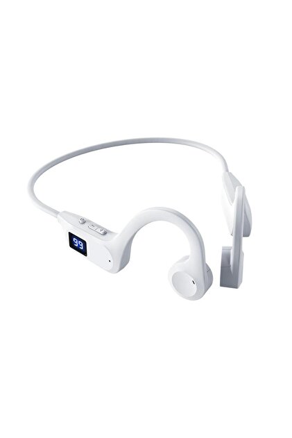 White Original wireless open-back sport Bluetooth headphone long battery life ear-hook style running