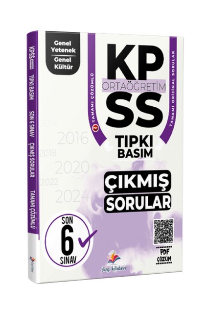2026 KPSS Ortaöğretim Genel Yetenek Genel Kültür Fasiküller Halinde Son 6 Yıl PDF Çözümlü Tıpkı Basım Çıkmış Sorular