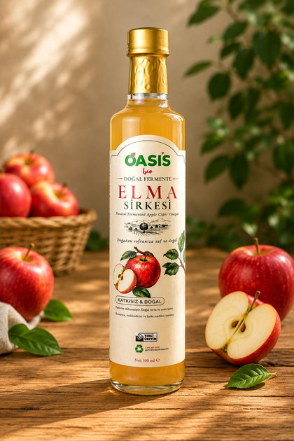 Elma Sirkesi Doğal Fermente Katkısız 500ml