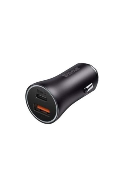 Bisous - 60W Car Charger with Type C and USB Ports, Multi-Colored