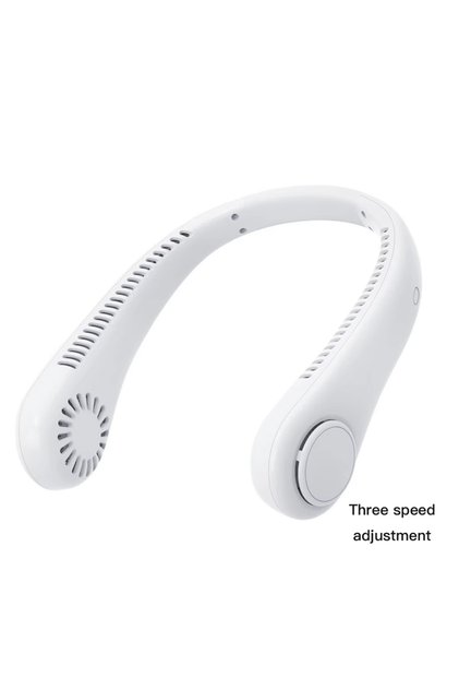 No plug 10 Neck Bladeless Fan Mini Ultra Long Life Portable Lazy Silent Fan Usb Charging Student Spo