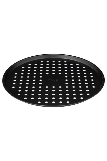 Tavă de pizza perforată din metal, 33 cm