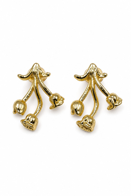 Yellow Color Floral Motif Dangle Bijoux Earrings - Stylish Design for Everyday and Special Occasions